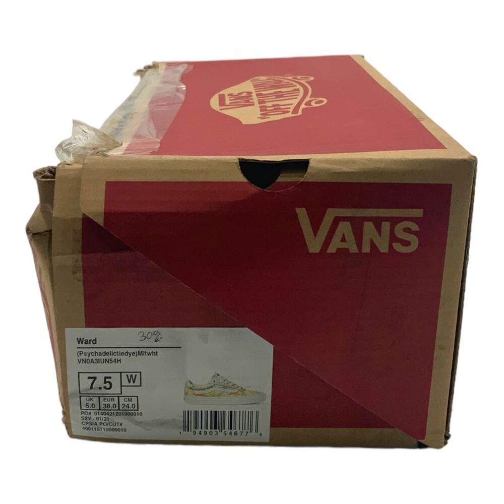Vans Green and White Sneakers Classic Style - Picture 10 of 10